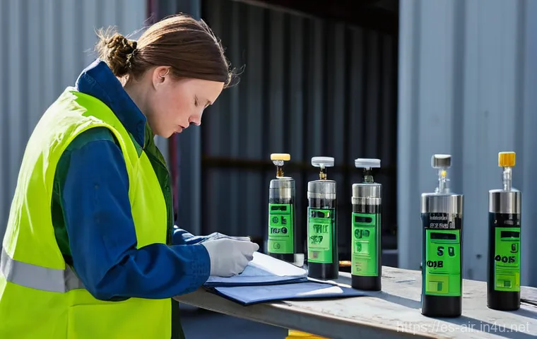 대기환경 실기시험에서 자주 나오는 실수 - 5: 0 µg/m³' in a visibly dusty environment, or a wildly fluctuating number). His expression is a mix...